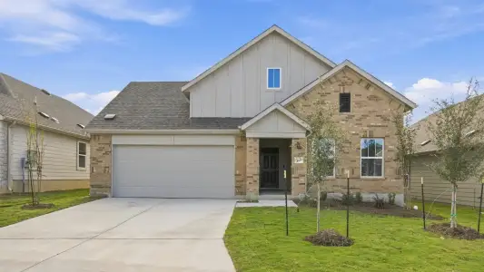New construction Single-Family house 166 Seattle Slew Dr, Jarrell, TX 76537 plan Meyerson - image
