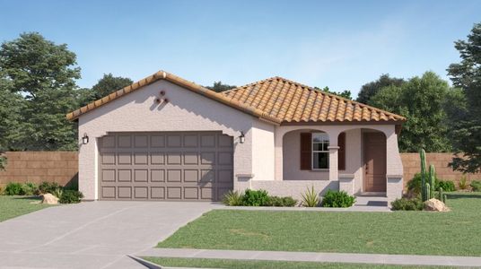 New construction Single-Family house 15017 W Buckskin Tr, Surprise, AZ 85387 Jerome Plan 3556- photo 0