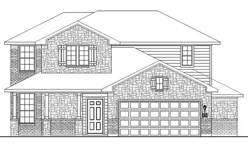 New construction Single-Family house 9921 Polk St, Conroe, TX 77303 plan Franklin - image