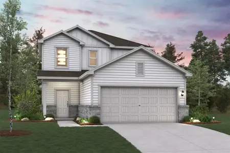 New construction Single-Family house 140 Cutleaf Cv, San Marcos, TX 78666 plan Hampton - image