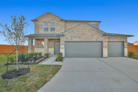 New construction Single-Family house 51 Leon Way, Dayton, TX 77535 The Tierra B with 3-Car Garage- photo 0