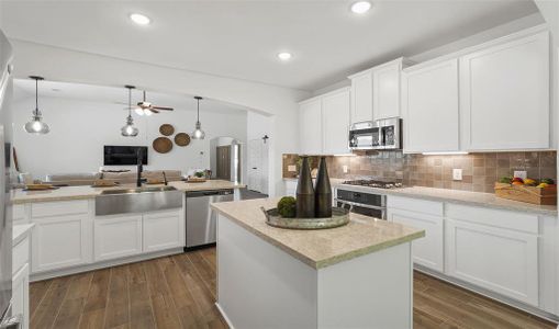 Kitchen with island (*Photo not of actual home and used for illustration purposes only.)