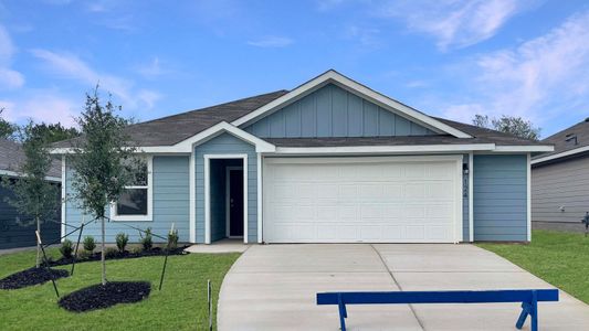 New construction Single-Family house 116 Caddo Bnd, Kyle, TX 78640 plan The Baylor - image