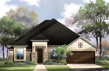 New construction Single-Family house 217 Dulce Vis, Boerne, TX 78006 plan Newton - image