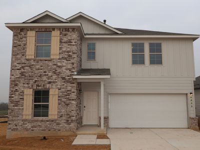 New construction Single-Family house 6235 Persimmon Lk, San Antonio, TX 78252 plan Armstrong - image