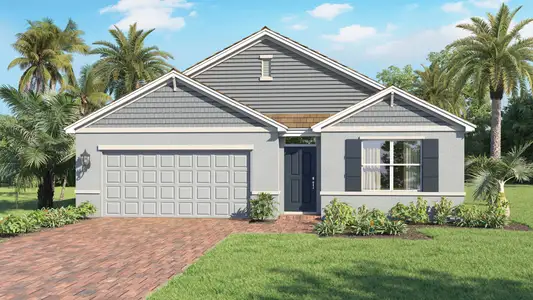 New construction Single-Family house 1523 Garabaldi Cir Se, Palm Bay, FL 32909 plan Cali - image