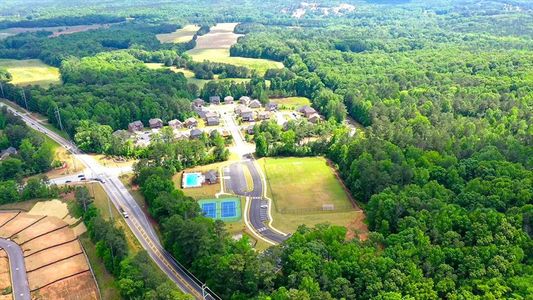 New construction Single-Family house 5424 Flat Rock Pt, Stonecrest, GA 30038 Denton- photo 42 42