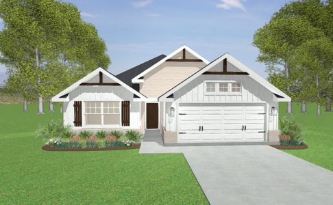 New construction Single-Family house 3105 Normandy Wy, Bryan, TX 77808 plan The Poppy - image