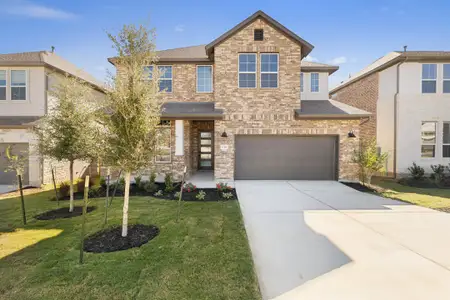 New construction Single-Family house 136 Old Woods Rd, Liberty Hill, TX 78642 plan Garner - image
