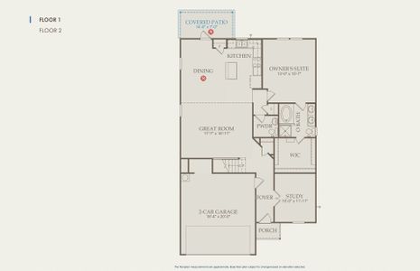 Granville Floor Plan, Quick Move-In Home, Floor 1