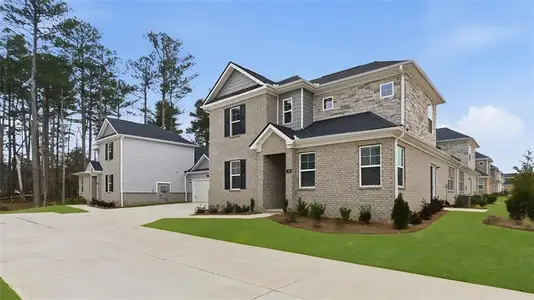 New construction Townhouse house 530 Silver Moon Dr, Loganville, GA 30052 - image