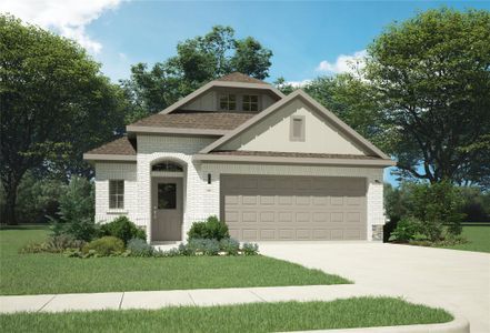 New construction Single-Family house 8011 Shining Flor Run, Lago Vista, TX 78645 Pecan II | Tessera- photo 0