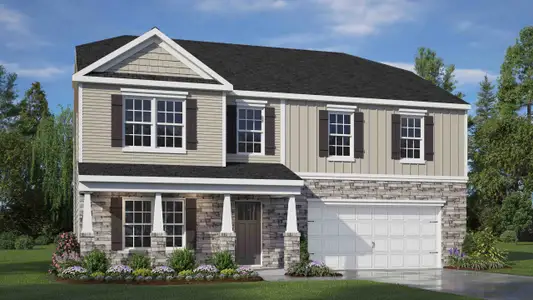 New construction Single-Family house 736 Bryson Blvd, Lexington, NC 27295 plan Columbia - image