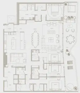 New construction Condo house 1380 S Ocean Blvd, Pompano Beach, FL 33062 plan SKY 03 - image