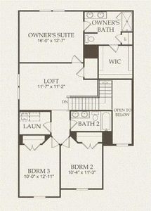 Centex Homes, Camelia floor plan