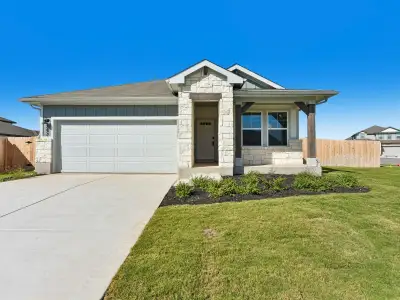 New construction Single-Family house 242 Red Tail Hawk Ln, Cedar Creek, TX 78612 plan The Callaghan (830) - image