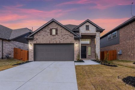 New construction Single-Family house 3907 Talisker Boulevard, Sherman, TX 75090 Portland- photo 0