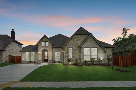 New construction Single-Family house 3409 Nightingale Ln, Midlothian, TX 76065 Rockcress- photo 0