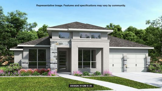 New construction Single-Family house 360 Leaning Rock Rdg, Austin, TX 78737 plan 3112W - image