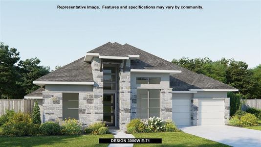 New construction Single-Family house 216 Crownbeard St, Georgetown, TX 78633 Design 3080W- photo 0