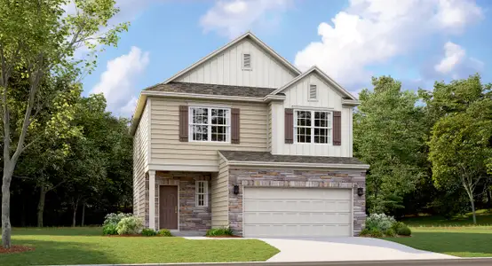 New construction Single-Family house 134 Farmwell Dr, Woodruff, SC 29388 plan Crestwind - image