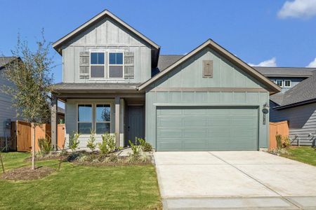 New construction Single-Family house 22710 Norcrest Hills Dr, Katy, TX 77449 plan Zinnia - image