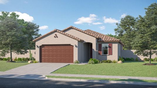 New construction Single-Family house 36570 W Giallo Ln, Maricopa, AZ 85138 Coronado Plan 3560- photo 0