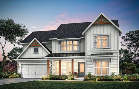 New construction Single-Family house 239 Rockledge Bnd, Powder Springs, GA 30127 plan Woodward - image