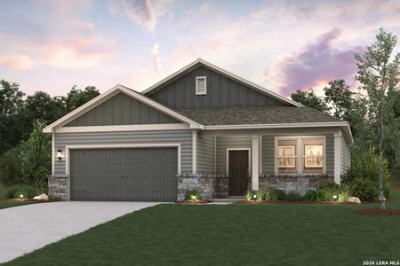 New construction Single-Family house 8642 Rucker Pond Trl, San Antonio, TX 78252 plan Bowie - 1786 - image