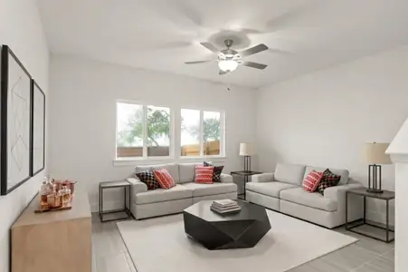 New construction Condo house 801 White Steppe Wy, Georgetown, TX 78626 plan Brazos - image 4