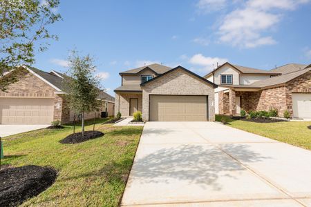 New construction Single-Family house 3042 Nickell Back Dr, Conroe, TX 77301 plan The Evergreen - image
