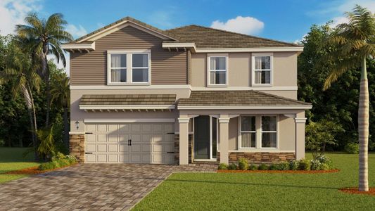 New construction Single-Family house 35608 Lowery Trl, Zephyrhills, FL 33541 plan Holden - image