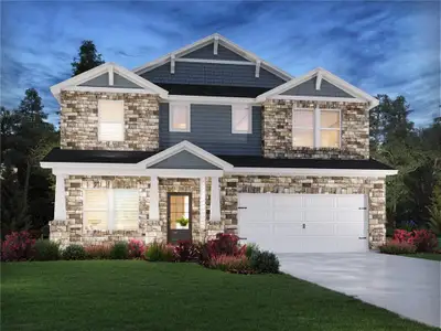 New construction Single-Family house 131 Martin Spring Rd, Lawrenceville, GA 30045 plan Johnson Basement - image