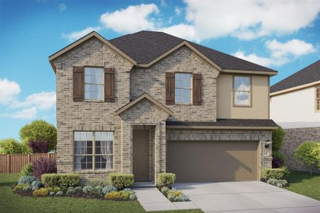 New construction Single-Family house 19438 Saint Green Dr, Hockley, TX 77447 plan Capri II - image