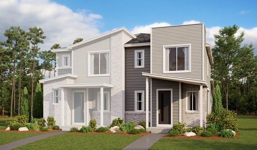 New construction Duplex house 24108 E Warm Springs Ave, Aurora, CO 80019 plan Chicago II - image