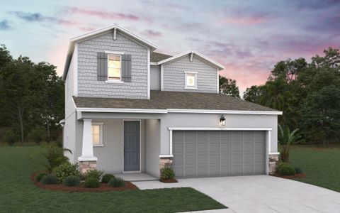 New construction Single-Family house 8132 Sunny Point Trl, Parrish, FL 34219 plan Florence - image