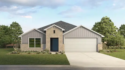 New construction Single-Family house 18305 Blazing Ranch Ln, Manor, TX 78653 plan The Elgin - image