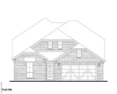 New construction Single-Family house 4306 Wildflower Ln, Oak Point, TX 75068 Plan 1580- photo 0