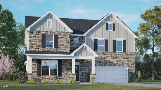 New construction Single-Family house 135 Pony Gallop Ln, Clayton, NC 27520 HARTWELL - TRADITION PLUS- photo 0