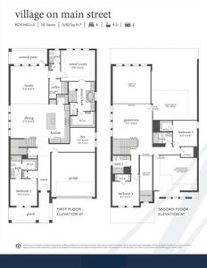 With an open and flowing floor plan plus room for the entire family, our Rochelle floor plan is your dream home come true!