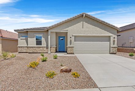 New construction Single-Family house 14775 N Chicalote Dr, Marana, AZ 85658 plan Flint - image