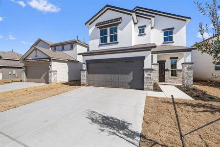 New construction Single-Family house 209 Comet Pointe Drive, Georgetown, TX 78628 Aurora- photo 1 1