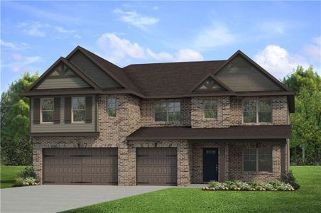 New construction Single-Family house 2346 Cadenza Circle, Dacula, GA 30019 Rosemary- photo 0