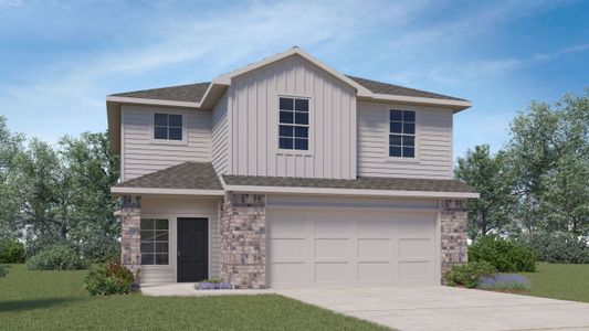 New construction Single-Family house 1937 Arbuckle Dr, Leander, TX 78641 plan The Emma - image