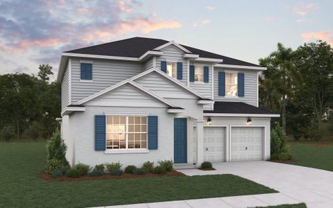 New construction Single-Family house 13332 Maria Lavin Cir, Orlando, FL 32827 plan Biscayne - image