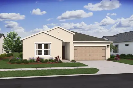 New construction Single-Family house 320 Sw Becker Rd, Port St. Lucie, FL 34953 Passionflower II- photo 0 0