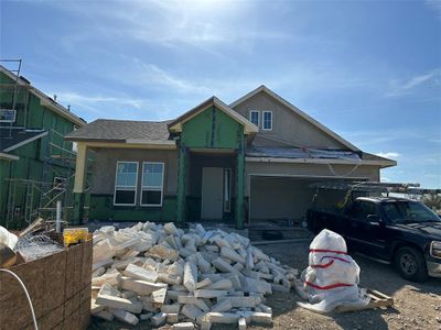 New construction Single-Family house 129 Golden Sage Avenue, Georgetown, TX 78633 Lucas- photo 0