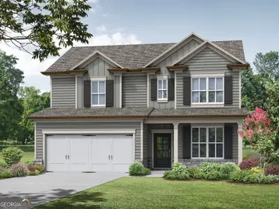 New construction Single-Family house 534 Lillian Wy, Statham, GA 30666 plan The Preston B - image