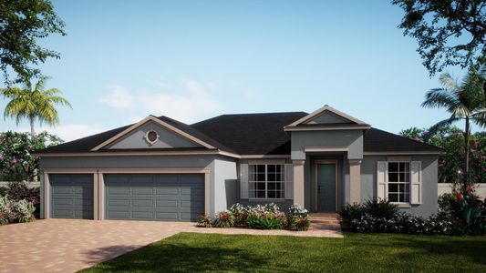 Traditional Elevation | Briella | Country Club Estates | New Homes in Palm Bay, FL | Landsea Homes