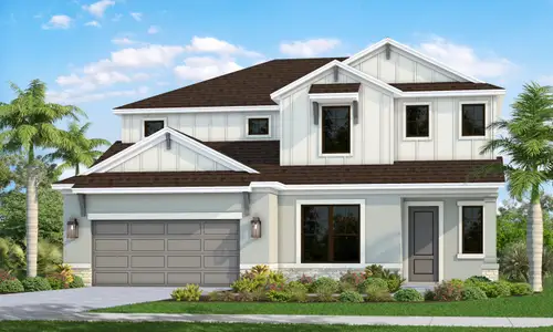 New construction Single-Family house 13427 Old Creek Ct, Parrish, FL 34219 plan Sea Glass - image